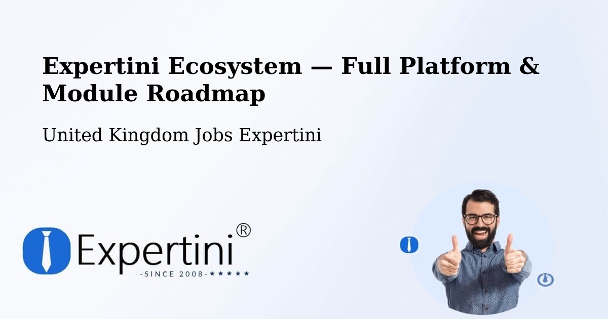 Expertini Ecosystem — Full Platform & Module Roadmap – Doncaster
